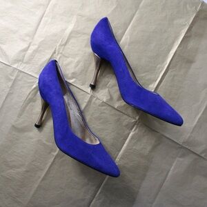 Timothy Hitsman Royal Blue Stiletto Heels | 1980s Timothy Hitsman Stiletto Heels